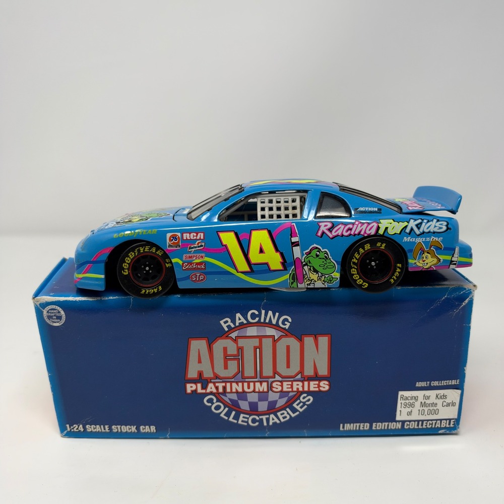 Action 1996 Monte Carlo Racing For Kids Magazine #14 1:24 Diecast Car